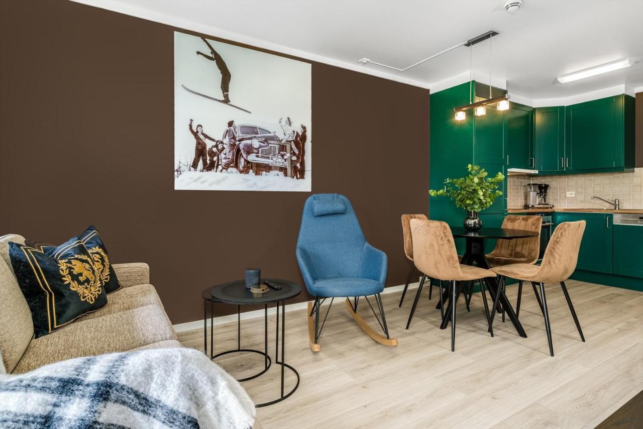 Leilighet på Beitostølen. Terrasse og parkering Eksteriør bilde